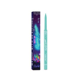 RUDE City of Flashing Lights Micro Retractable Liner (Color: Real Teal)