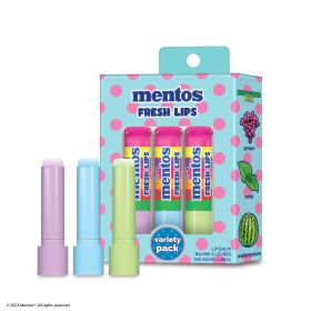 RUDE Mentos Fresh Lips Variety Pack (Lip Balm) (Color: Refreshing Mix)