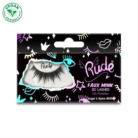 RUDE Essential Faux Mink 3D Lashes (Color: Sugar & Spice)