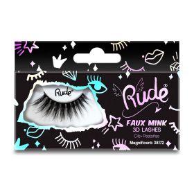 RUDE Essential Faux Mink 3D Lashes (Color: Magnificent)