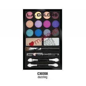 L.A. COLORS I Heart Makeup Drama Eye Palette (Color: Dazzling)