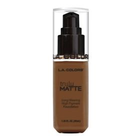 L.A. COLORS Truly Matte Foundation (Color: Mahogany)